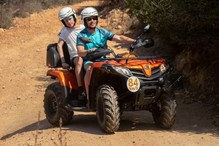 From Heraklion: Quad Safari Wild Crete Day Tour - Aposelemis Dam and Sfentili village: a view with a story