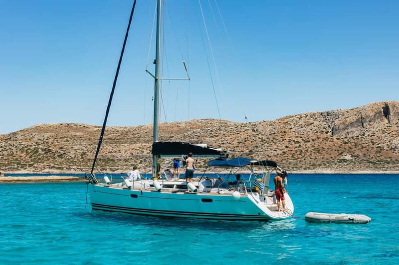 From Kissamos: Balos Gramvousa Sailing Cruise with Lunch - Sailing time and what it feels like when wind is on your side