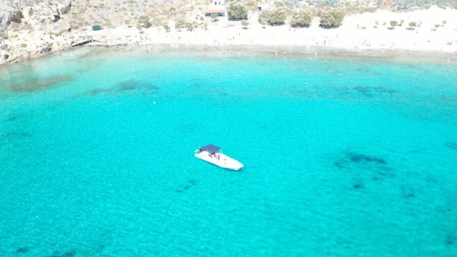 From Kissamos Port: Balos and Gramvousa Private RIB Cruise - Gramvousa Island and the fortress hike: the payoff view