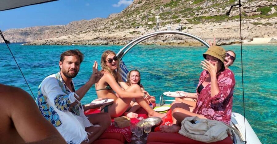 From Kissamos Port: Balos and Gramvousa Private RIB Cruise - Food and drinks on board: more than just sipping soda