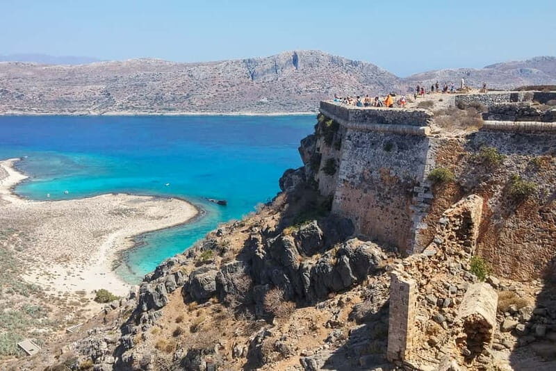 From Kissamos Port: Boat Cruise to Balos Lagoon & Gramvousa - Gramvousa Island: The Venetian Castle Hike and the Sea-Edge Church Swim