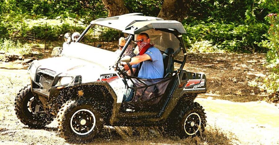 From Rethymno: Half-Day Off-Road Buggy Safari - Off-road driving in the mountains: water, tracks, and that not-racing pace