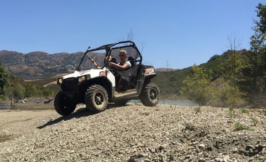 From Rethymno: Half-Day Off-Road Buggy Safari - The “get kitted out” moment: helmets, bandanas, and a real briefing