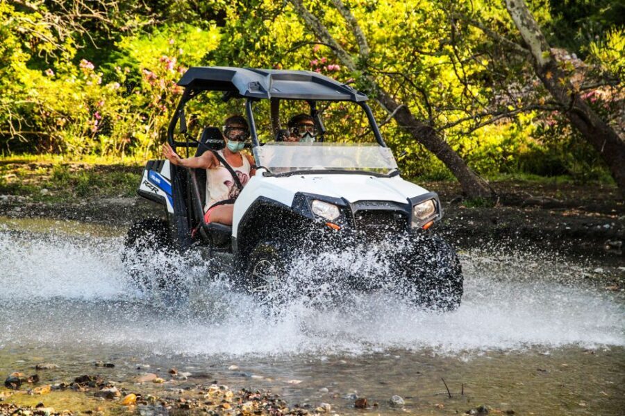 From Rethymno: Half-Day Quad Bike Safari - The Maroulas ride: off-road turns, some speed, and shallow water