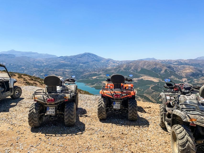 From Rethymno: Half-Day Quad Bike Safari - Prassies snack stop: how the timing feels at the end