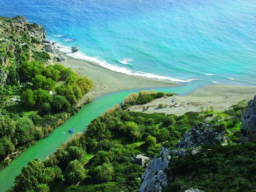 From Rethymno: Kourtaliotiko, Preveli Palm Beach, & Damnoni - The Boat Ride to Palm Beach: Short, Scenic, and the Fun Part of the Transfer