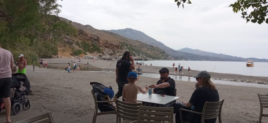 From Rethymno: Kourtaliotiko, Preveli Palm Beach, & Damnoni - Preveli Palm Beach: Palm Forest Walks, Lagoon Views, and a Real Swim Window