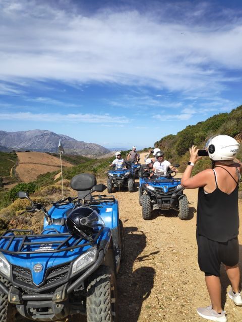Georgioupolis Quad ATV Safari - Where the ride starts: Georgioupolis pickup and the pre-ride check