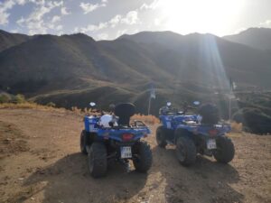 Georgioupolis Quad ATV Safari - The safety briefing and test drive: how they make first-timers feel in control