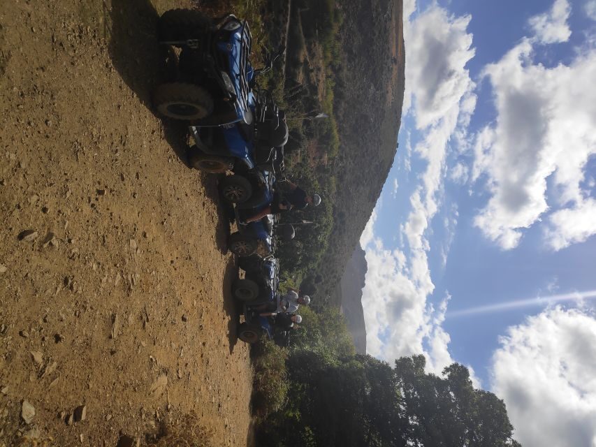 Georgioupolis Quad ATV Safari - White Mountains ATV time: on-road views, off-road dust, and village roads