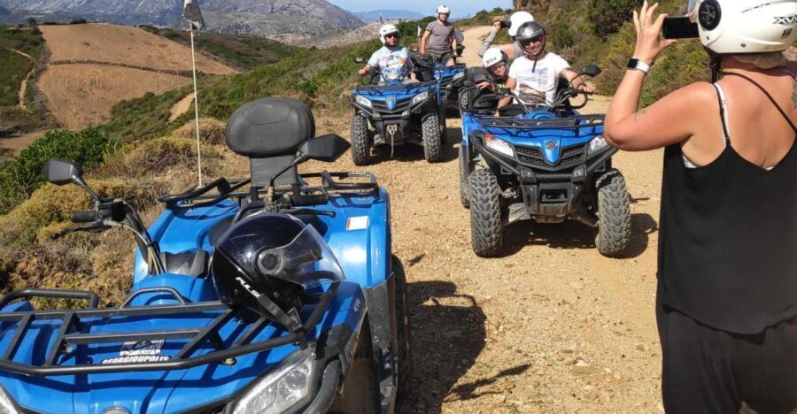 Georgioupolis Quad ATV Safari - The mountain café pause: fruit, water, and what might vary