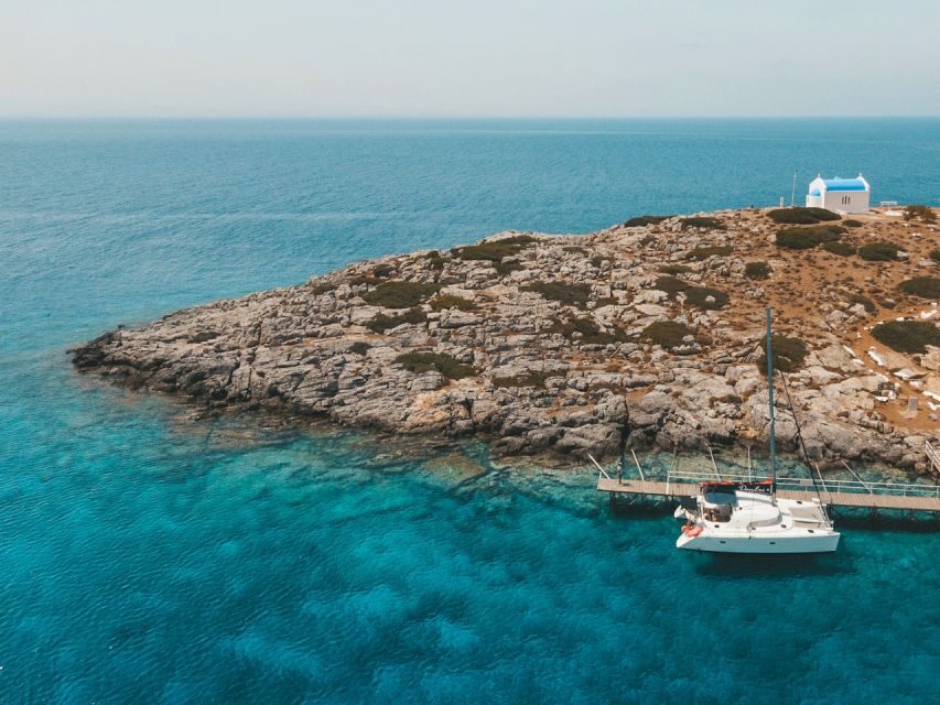 Heraklion: Dia Island Catamaran Cruise with Dinner and Wine - Service Quality Notes From the Ground (Savas and George)