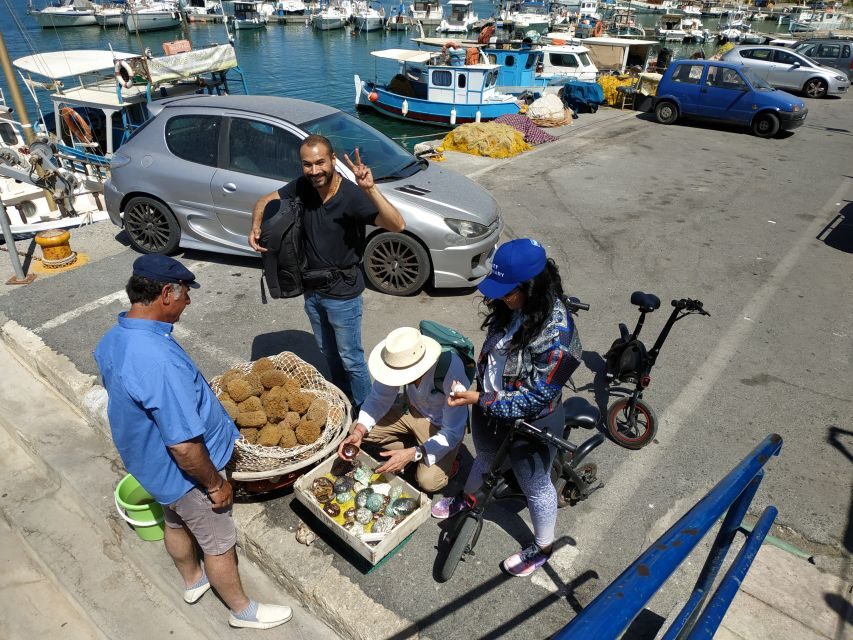 Heraklion: Ecobike Sightseeing Tour with Greek Meze - Greek Meze at the end: what the food moment usually delivers