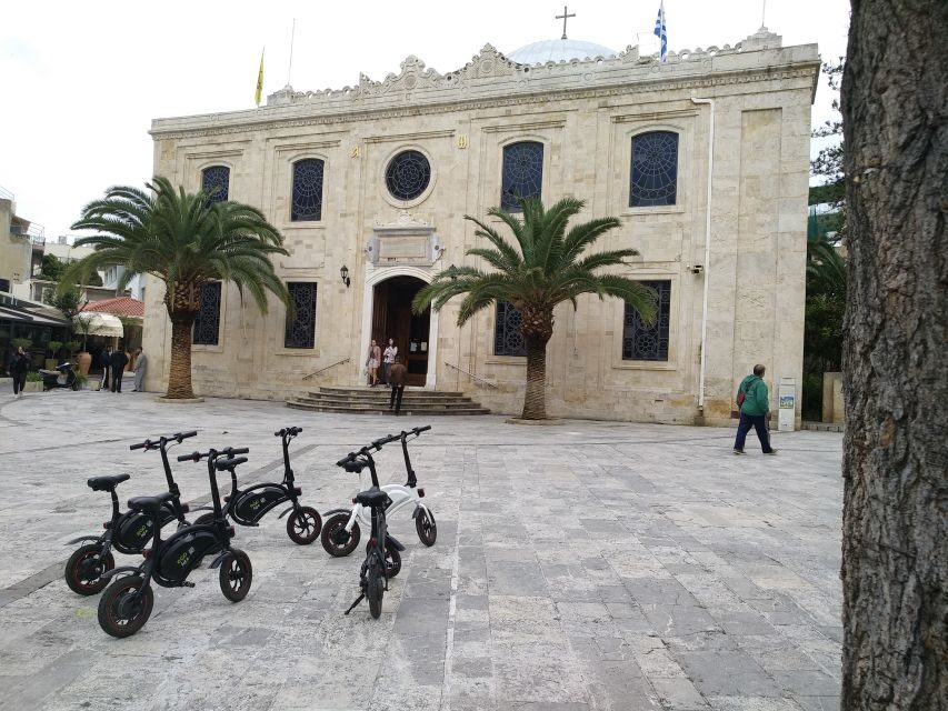 Heraklion: Ecobike Sightseeing Tour with Greek Meze - The guide factor: Alex and George make it personal