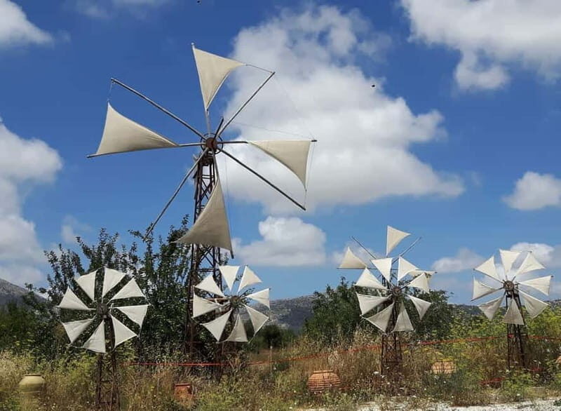 Heraklion: Knossos, Zeus, Villages & Olive Oil Factory Tour - Knossos Palace: myth, context, and the entry fee reality