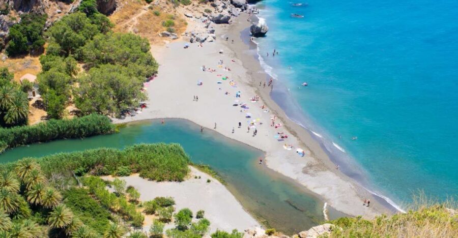 Heraklion: Preveli By Boat, Damnoni & Kourtaliotiko Springs - Morning pickup and the long south drive from Heraklion