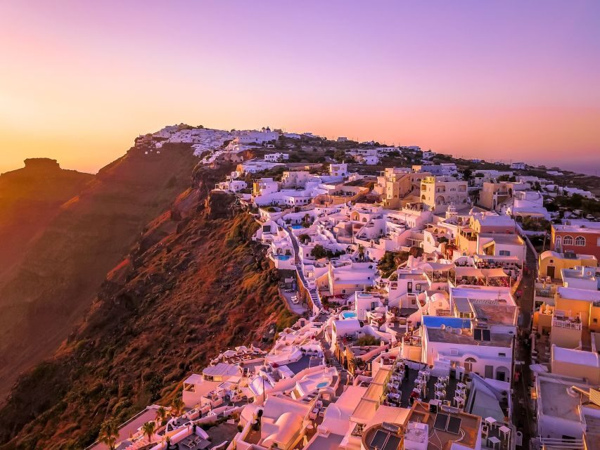 Heraklion: Santorini Day Trip with Boat Transfer & Oia Visit - Fira’s alleys and Aegean architecture: your free-time window to slow down