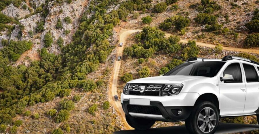 Heraklion: Self-Driving 4X4 Jeep Off-Road Tour with Lunch - Getting there: pickups around Heraklion and the 30-minute safety briefing in Malia