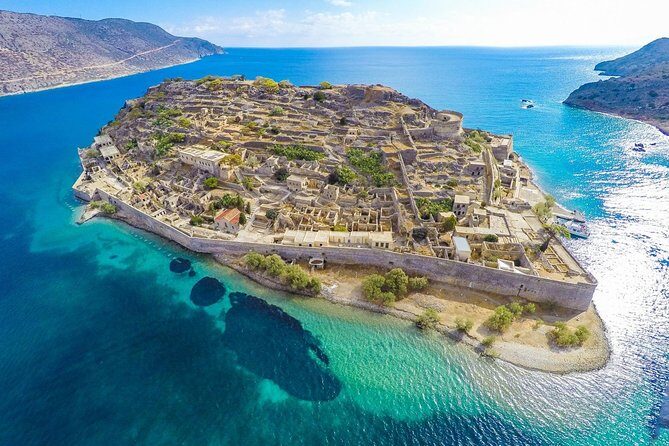 Heraklion : Spinalonga, Agios Nikolaos , Elounda Boat Tour & BBQ - From hotel pickup in Heraklion to a coach that actually helps