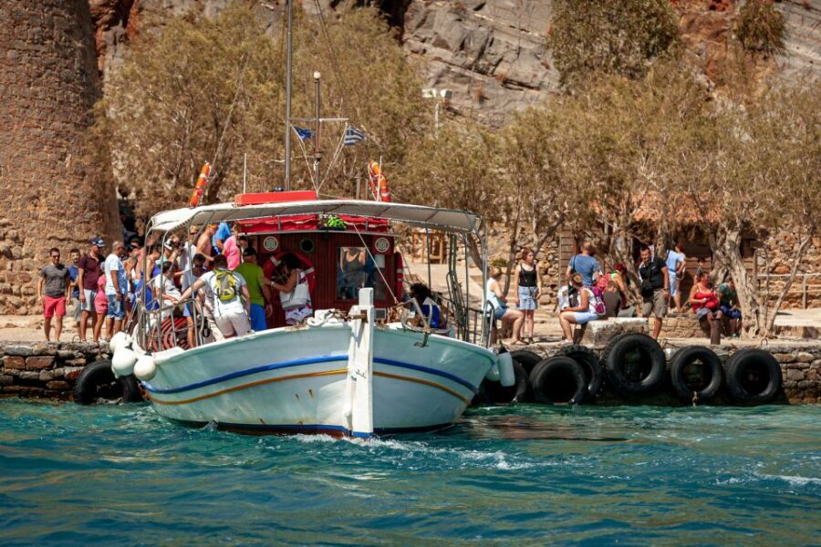 Heraklion: Spinalonga, Agios Nikolaos, Elounda & Plaka Tour - The onboard BBQ (or Sunday tavern): what’s included and what adds cost