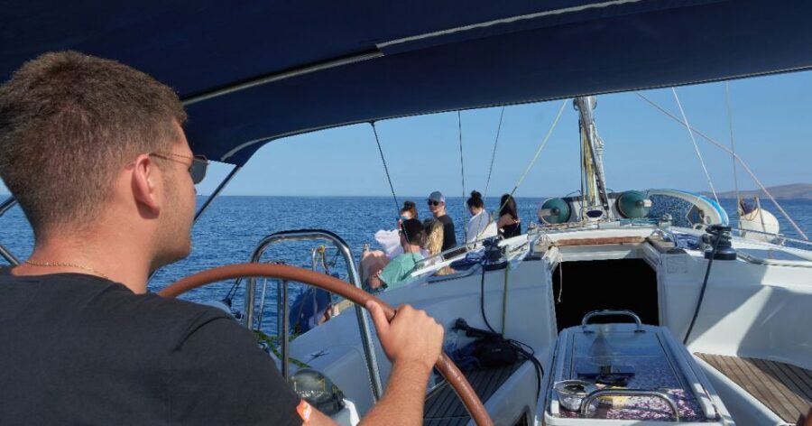 Heraklion: Sunset Sailing Cruise Dia Island with Snorkeling - The Sunset Return: Wind Sailing and a Relaxed Finish