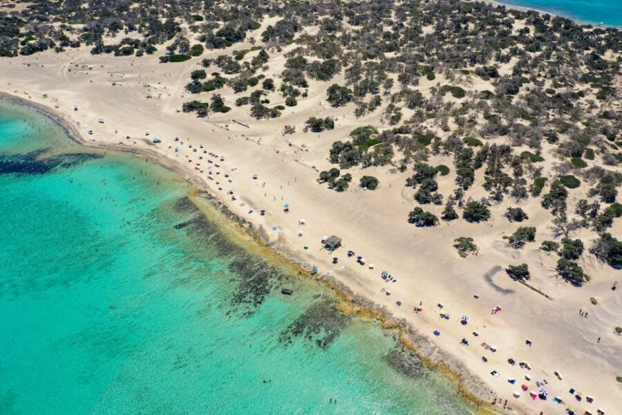 Heraklion:Cruise to Chrissi island natural park with pick up - The ferry and the shift from road views to sea views