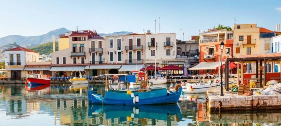 Heraklion:Day trip to Chania old Town,Kournas Lake& Rethymno - The Agora and arts & crafts stop: where shopping can turn into a real break