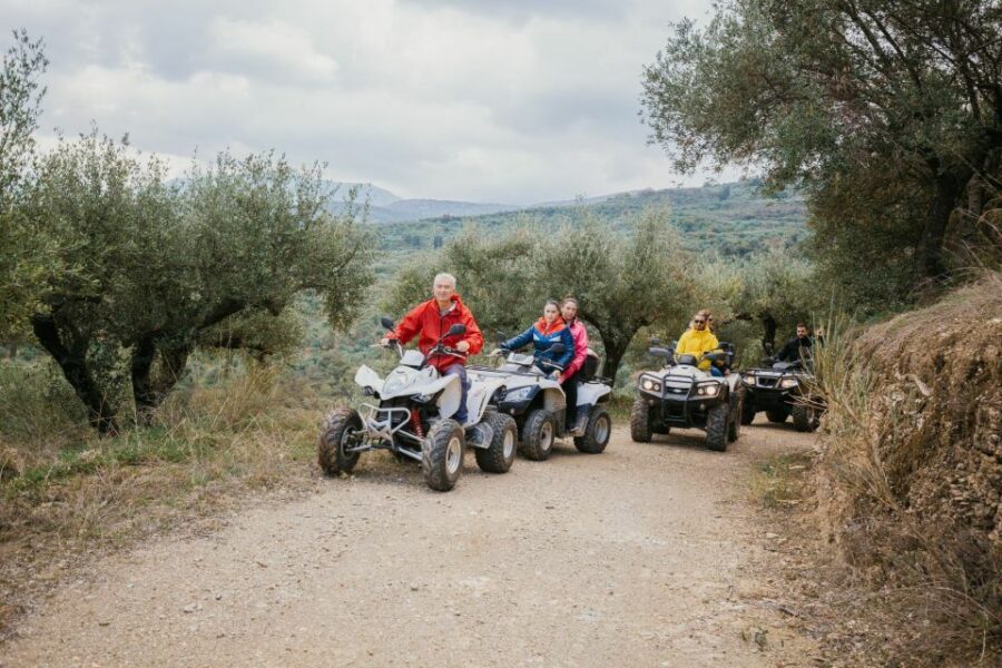 Hersonissos: ATV Quad Bike Safari in the Mountains of Crete - Up into the mountains: villages, plateau roads, and grazing animals