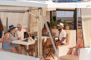 Hersonissos: Luxury Sunset Catamaran Cruise Sushi & Open Bar - What’s Actually Included: Food, Drinks, and On-Board Comfort