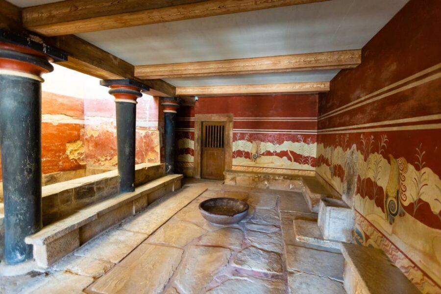 Knossos Palace: E-ticket with Audio and Heraklion City Tour - Heraklion self-guided walk: Koules, Morosini Fountain, the Loggia, and Jesus Gates
