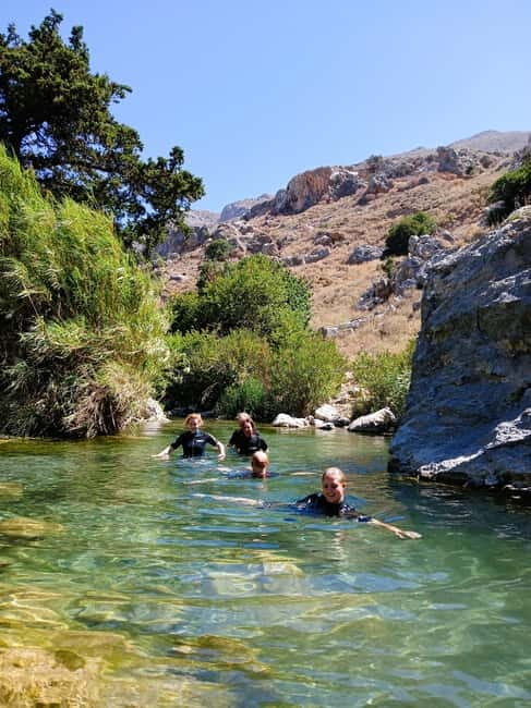Kourtaliotiko Gorge: Guided River Adventure Trek with Lunch - The Plane Trees Snack Stop and the Tropical-Garden Finish