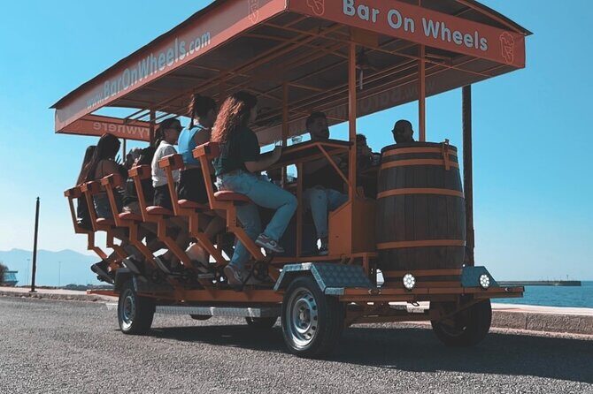 Malia: Party Bike 1 hour Experience & Unlimited Drinks - Party Bike Highlights in 5 Key Moments