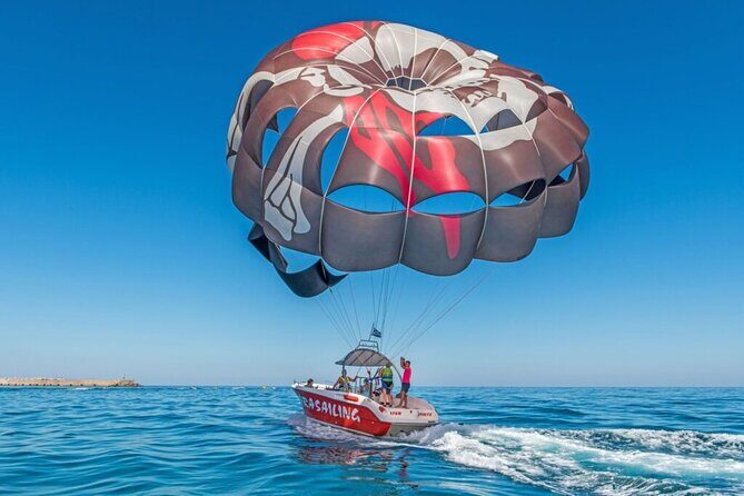 Parasailing Activity on Rethymno Beach, Crete - From Sofokli Venizelou to the Boat: How the Session Runs