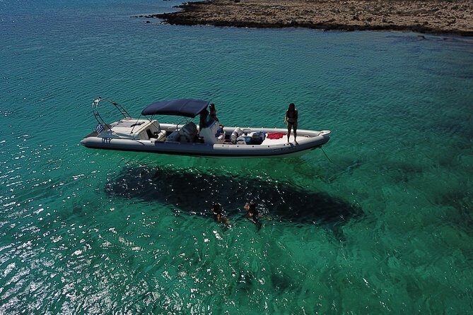 Private Boat Trip Chania - Balos (price is per group-up to 9 people) - Snorkeling time, provided gear, and what the calm cove does