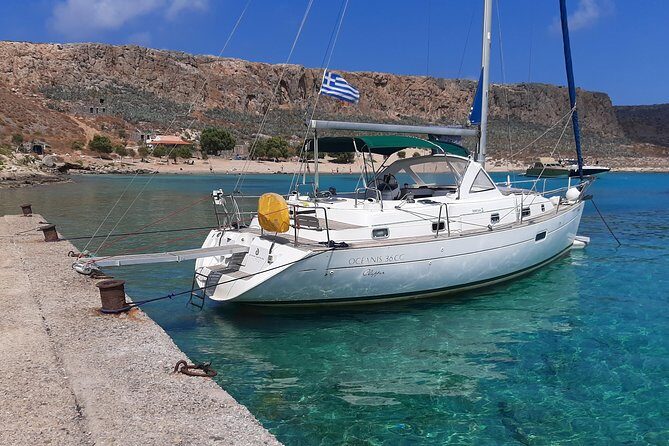 Private Sailing Cruise, Balos and Gramvousa with meal and drinks. - Gramvousa Fortress: views above a rocky island