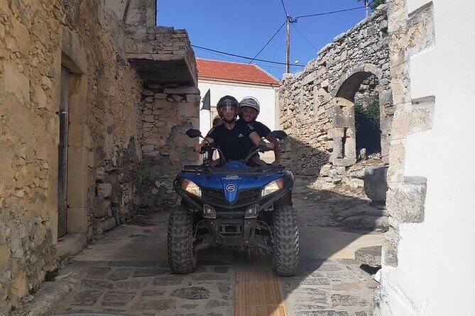 Quad ATV Safari from Georgioupolis Area - Olive Oil Stop One: Old Olive Press / Olive Factory + Coffee Time