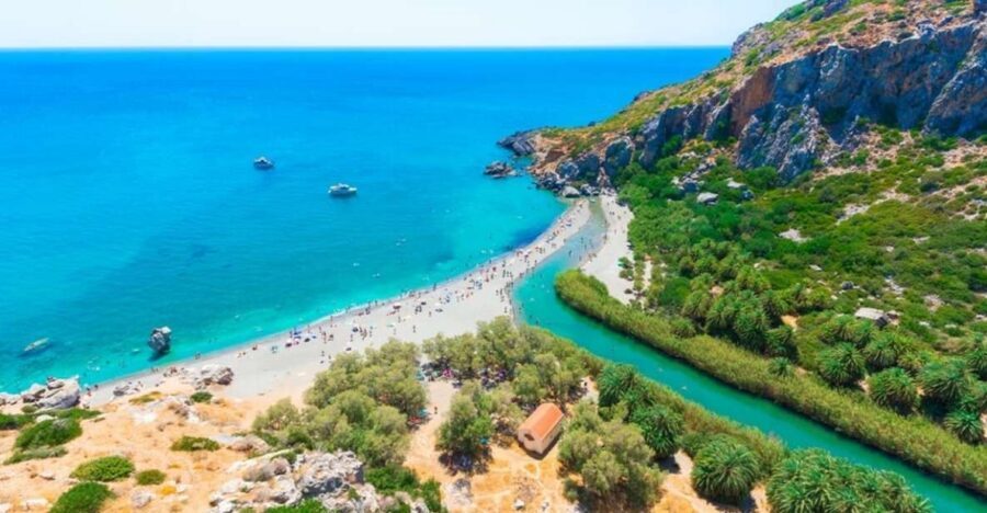 Rethymno: Preveli Beach Damnoni Beach Kourtaliotiko Day Trip - Damnoni Beach: the calm pause before Preveli’s big show