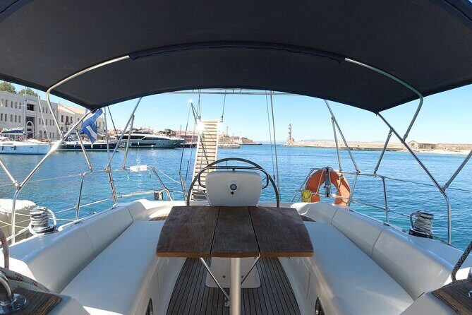 Sailing Cruises Chania - Ag Island swim and relax: where the day turns into a real break