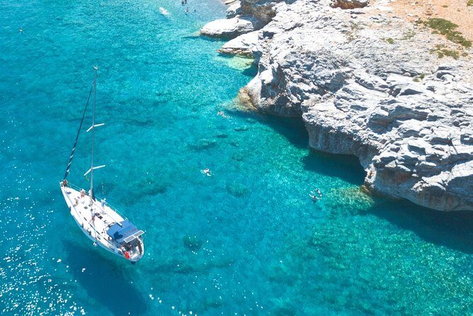 Sailing trip to the Top Coasts of Crete, Daily/Multi-day - Marmara Beach and its sea-cave exploring moments