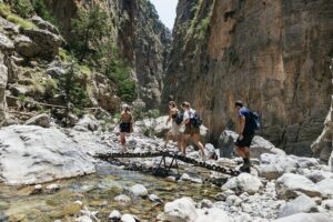 Samaria Gorge Trek: Full-Day Excursion from Chania with Guide - Omalos and the start: 4,000 feet up, then down, down, down