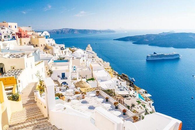 SANTORINI 1 day Guided Excursion with HIGHSPEED from CRETE - The Volcano Slot: Optional, 35 Minutes, Weather and Timing Dependent