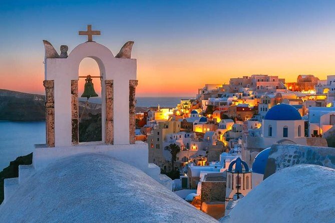 Santorini Island: Guided Tour From Heraklion Crete - Fira and the Three Bells: A Church Walk With Real Historical Context