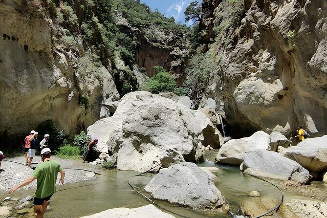 Sarakina Gorge hiking & swim Adventure - Jeep Safari South Crete - Males coffee stop: a calm reset before the gorge hike