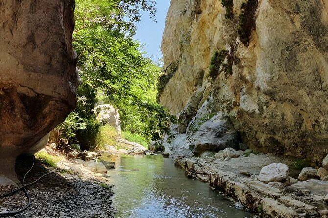 Sarakina Gorge hiking & swim Adventure - Jeep Safari South Crete - Mythoi BBQ lunch with wine: where the day turns tasty