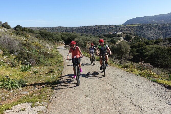 Small Villages and Cretan Nature. E-Bike tour - The route reality: 4 hours, 37 km, and 8 km off-road