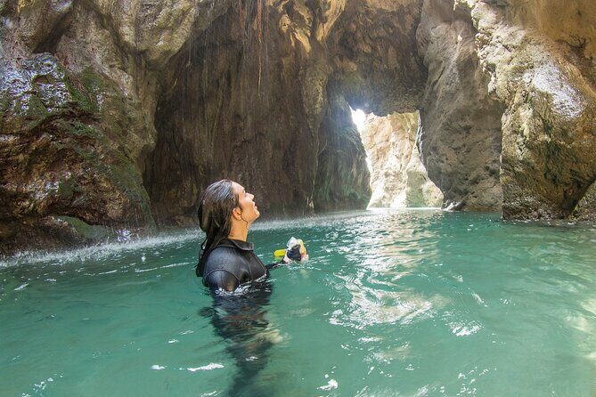Snorkeling Trip to Kourtaliotiko Gorge Waterfalls, Plakias, Crete - Time at the falls: plan for the hike to take over