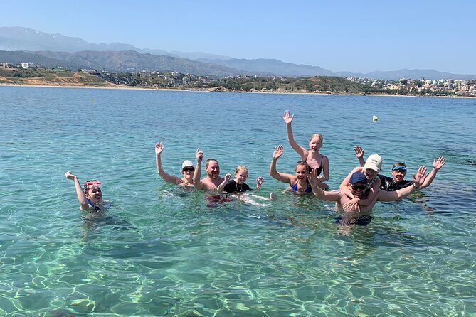Stand-up Paddleboard Lazareta Experience Chania Crete (tour) - Stop 1: Lazareta island—swim time, snorkeling vibes, and 16th-century context