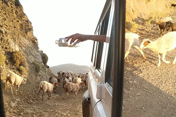 Sunset Jeep Tour in Crete - Karfi at sunset: prosecco, photos, and the exact kind of pause you want